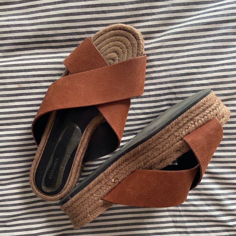 LIKE NEW Allsaints Harlem Espadrille Sandals